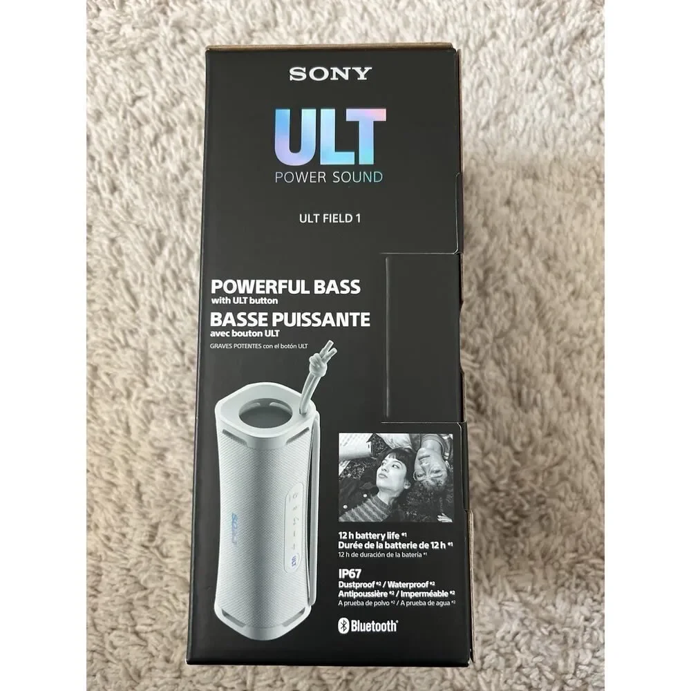 Sony ULT Field 1 Wireless Bluetooth Speaker SRS-ULT10/WC Off White Brand New